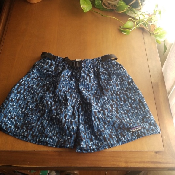 Patagonia Other - Patagonia men's lined swim trunks. Blue & black. M